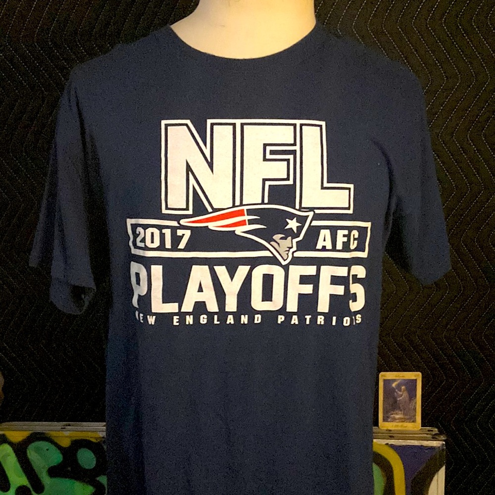 New England Patriots 2017 Playoffs T-shirt L